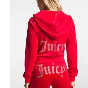 Juicy Couture Coco Red Tracksuit NWT Size L